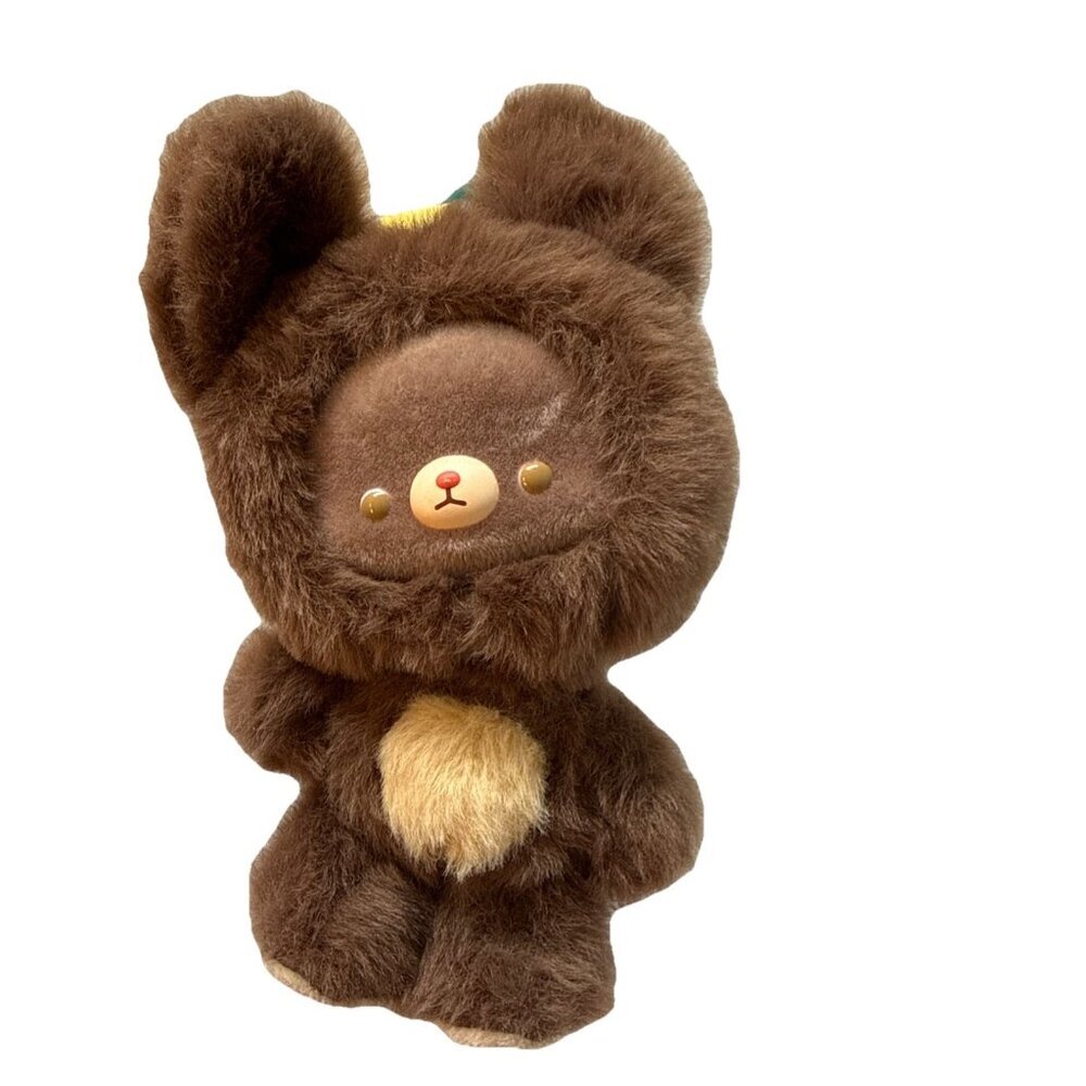 MINISO Kumaru Teddy Bear Plush  Toys 6” Keychain Moveable Head